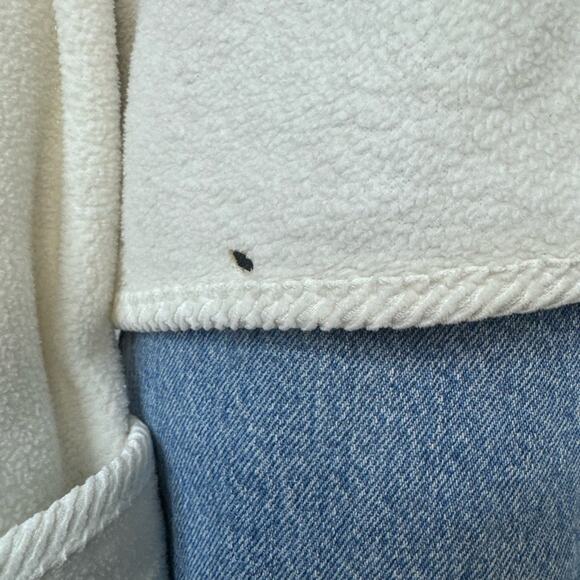 Vintage Holiday Lodge Fleece Jacket Pinecone Embroidered Winter Cardigan Large - Picture 4 of 8